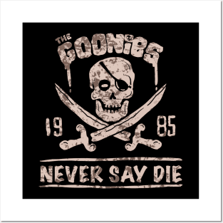 THE GOONIES LOGO GRUNGE Posters and Art